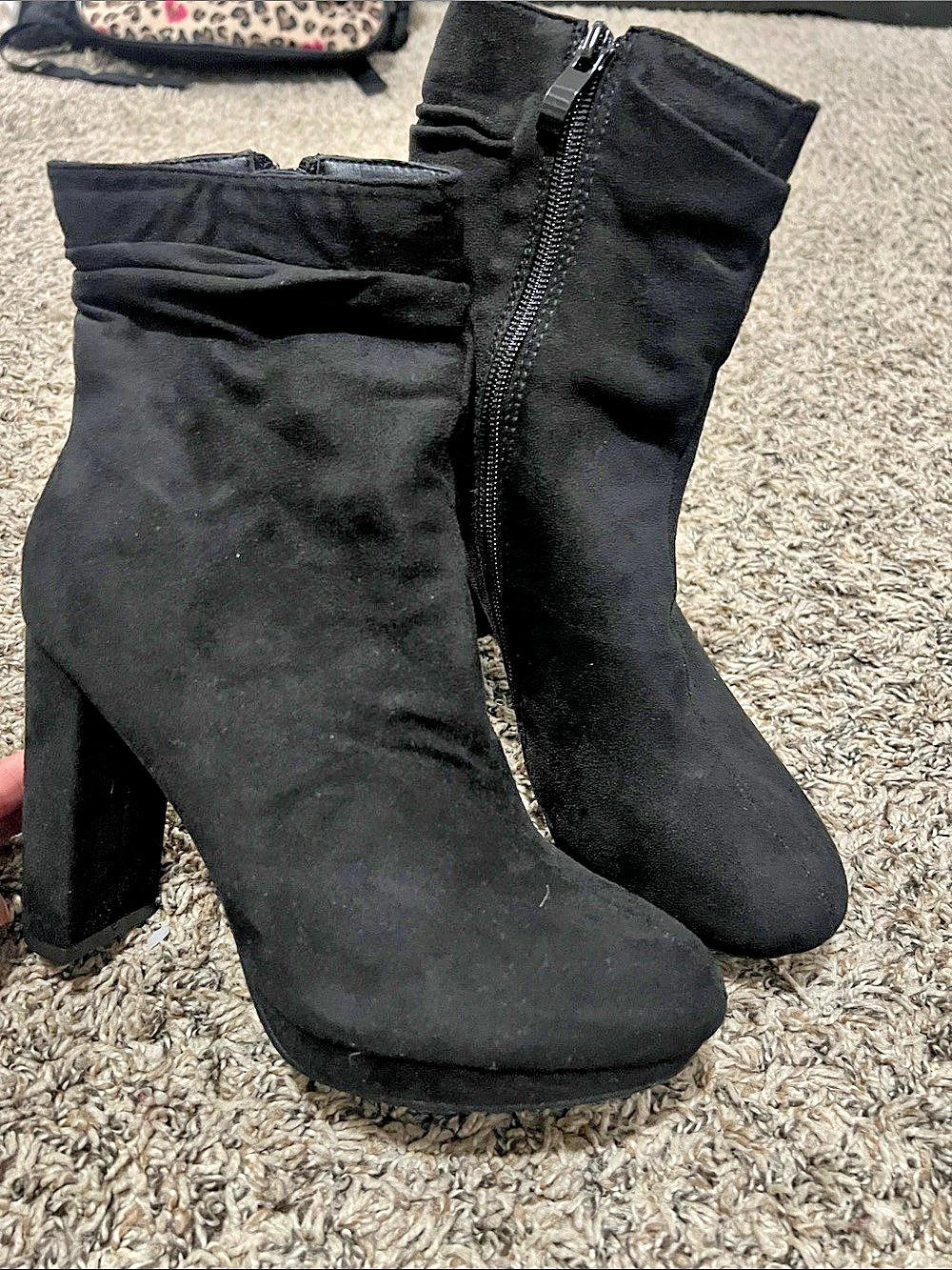 Black Heeled Ankle Boots